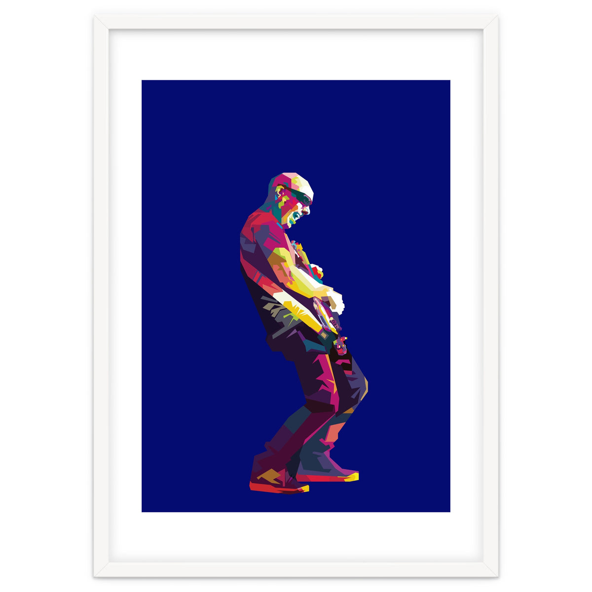 Joe Satriani Rock Guiatist Pop Art WPAP