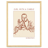 Girl With A Candle – Jean Baptiste Santerre thumbnail