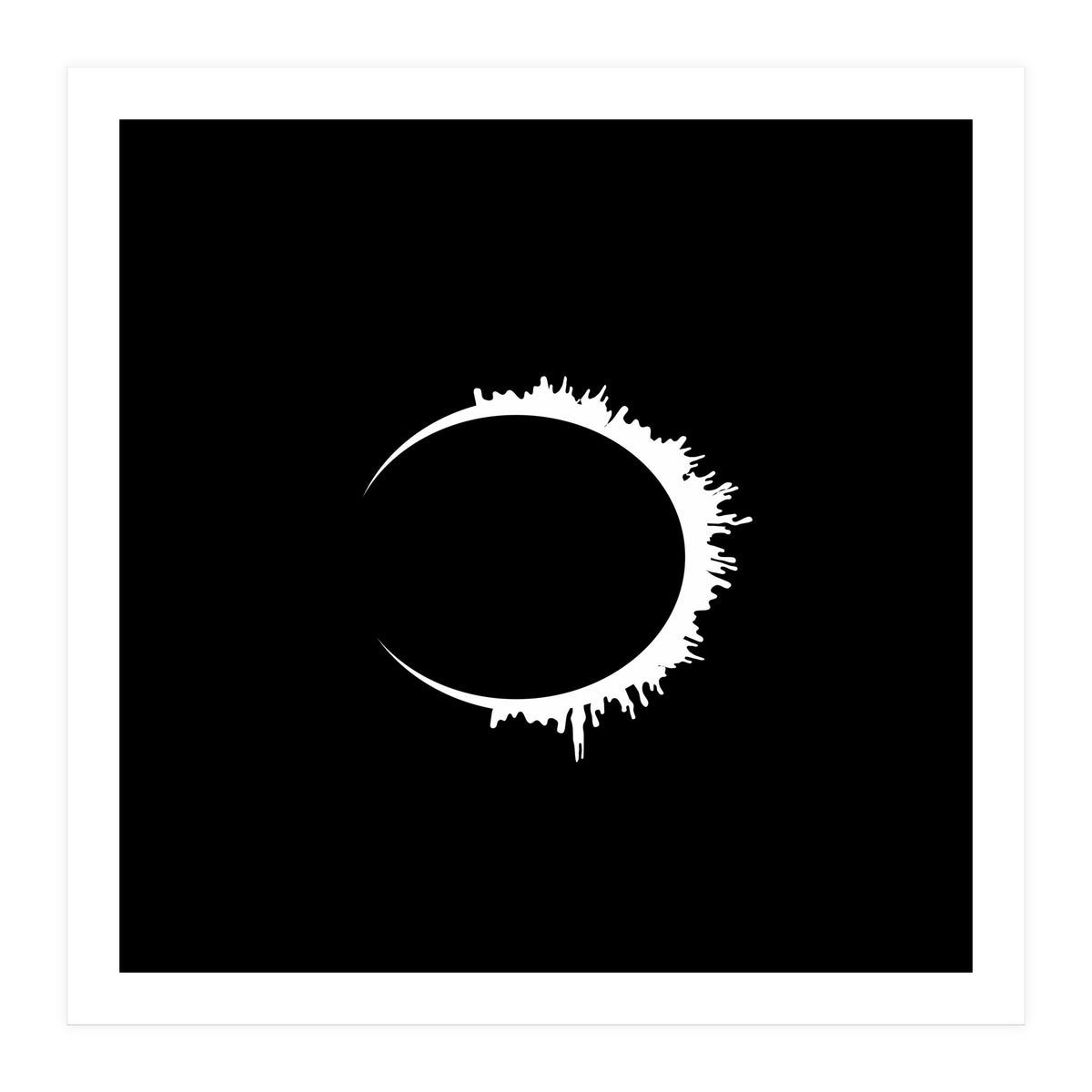 Solar lunar eclipse (Print Only)