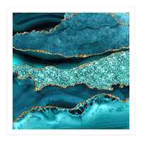 Agate Glitter Ocean Texture 12 (Print Only)