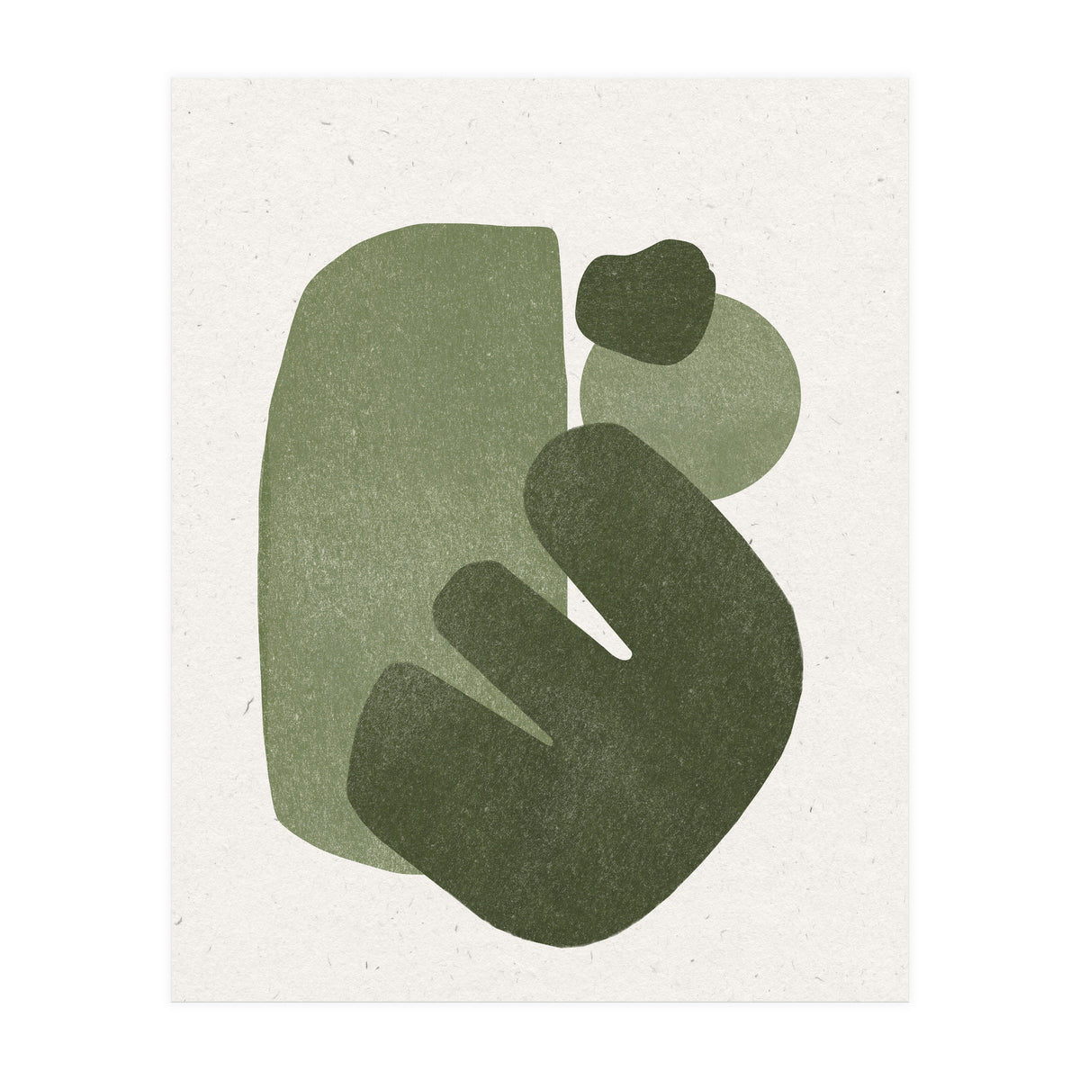 GREEN SHAPES NO.1 (Print Only)