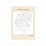 Sunflowers – Vincent van Gogh (1888) (ascii art) (Print Only) thumbnail
