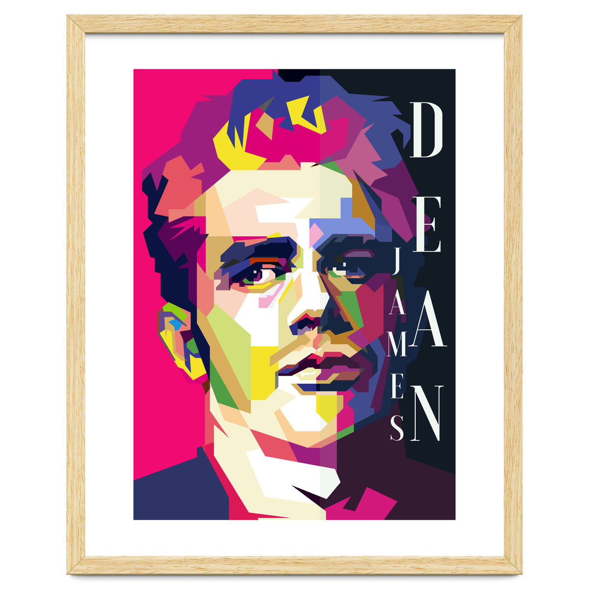 James Dean 60s Hollywood Movies Pop Art Wpap