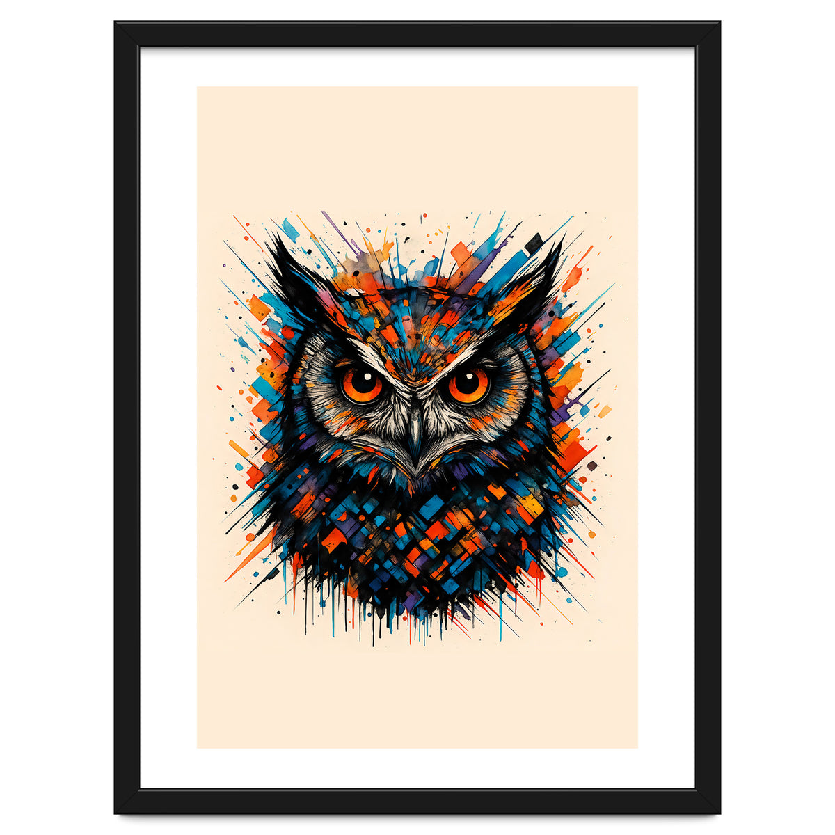Owl Animal Watercolor