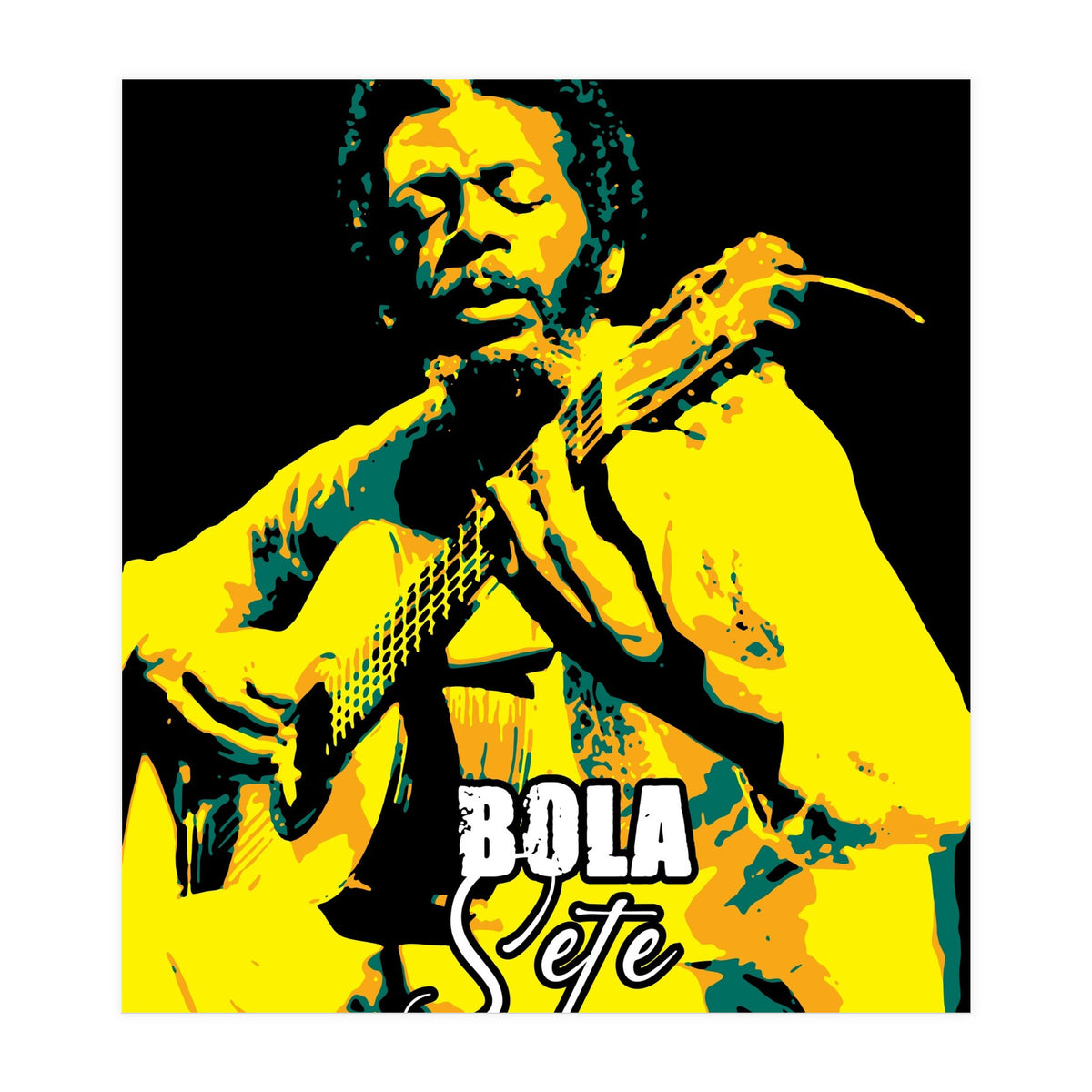 Bola Sete Brazilian Jazz Guitarist Legend (Print Only)