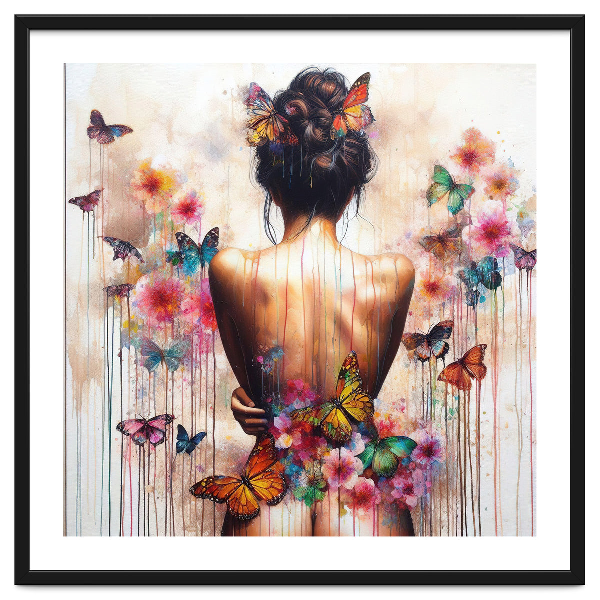 Butterfly Garden Back Portrait