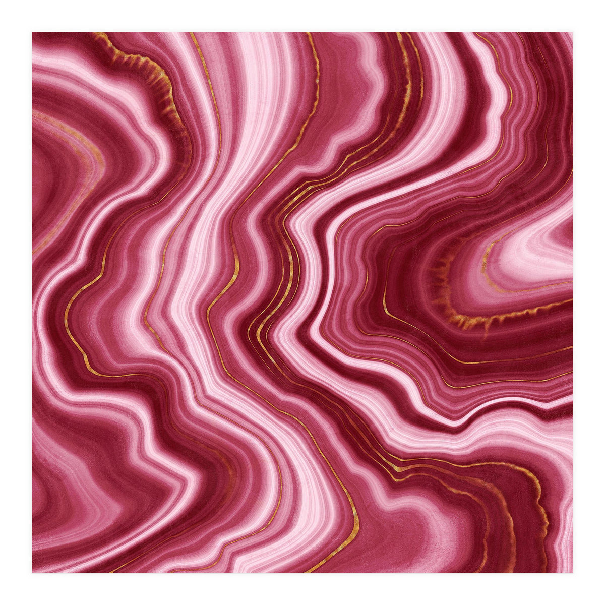 Red Agate Texture 04  (Print Only)