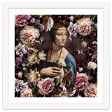 Woman with Ermine And flowers thumbnail