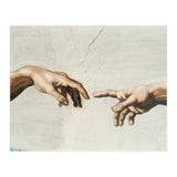 The Sistine Chapel; ceiling frescos after restoration. The creation of Adam. (Print Only) thumbnail
