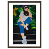 A Girl Sitting On A Step thumbnail
