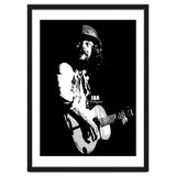 Ian Anderson Rock Music Legend in Grayscale thumbnail