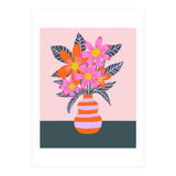 Colorful Flowers In a Vase (Print Only) thumbnail