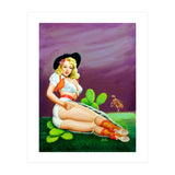 Sexy Pinup Gil Fell On Cactus From A Horse (Print Only) thumbnail