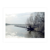 Sunny day pier in the lake (Print Only) thumbnail