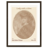 Lady With A Glove – John Robert Dicksee (before 1905) thumbnail