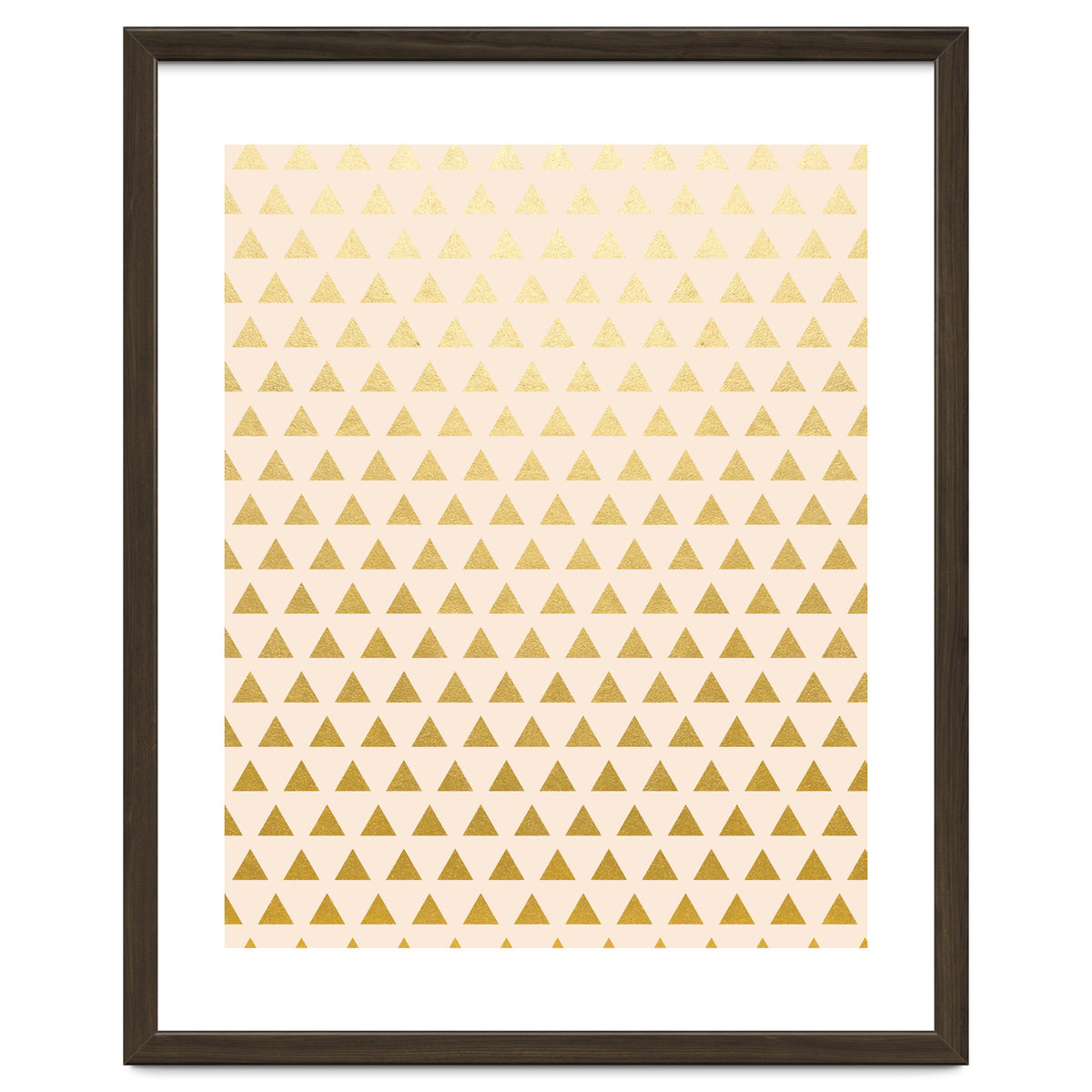 Blush + Gold Triangles #society6 #decor #buyart