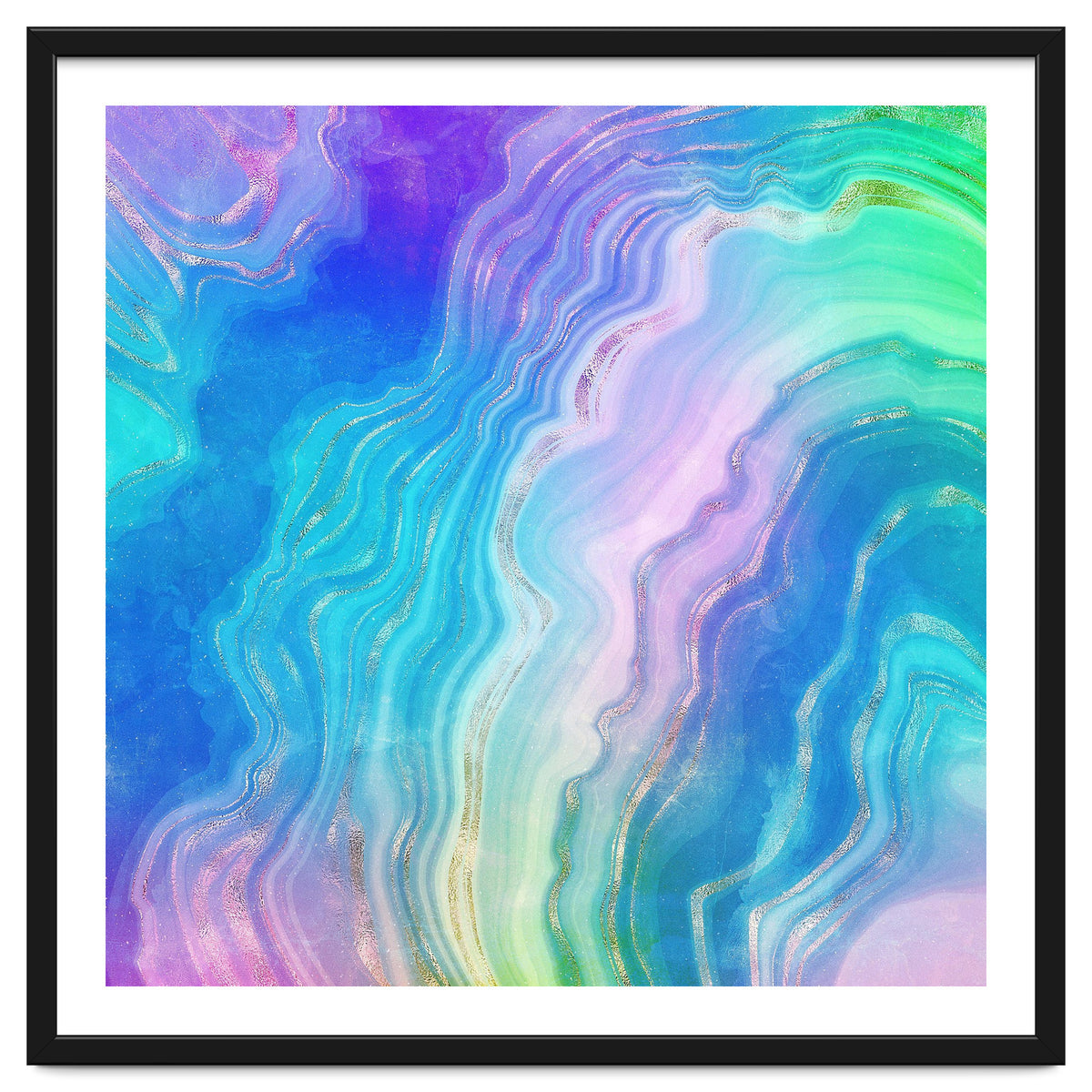 Neon Agate Texture 04