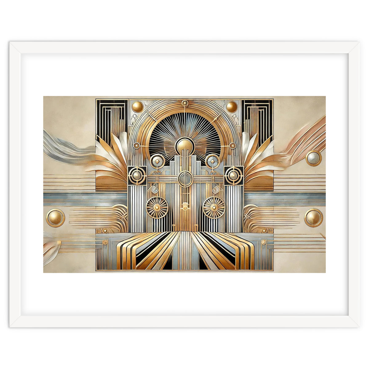 Art Deco Gold Architecture