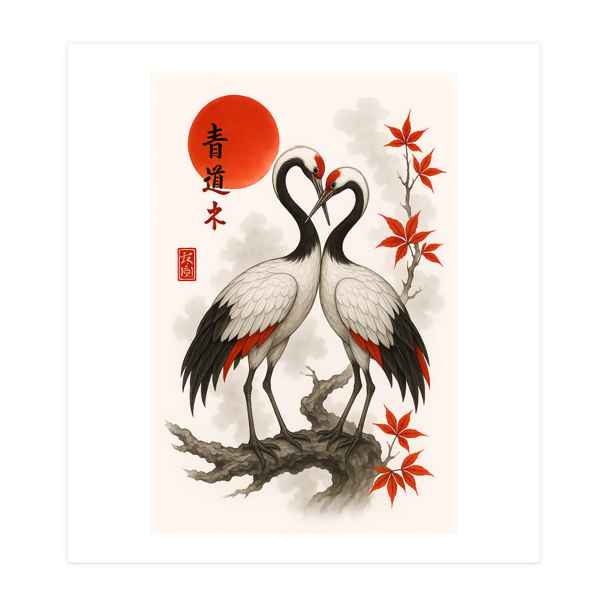Crane Japanese (Print Only)