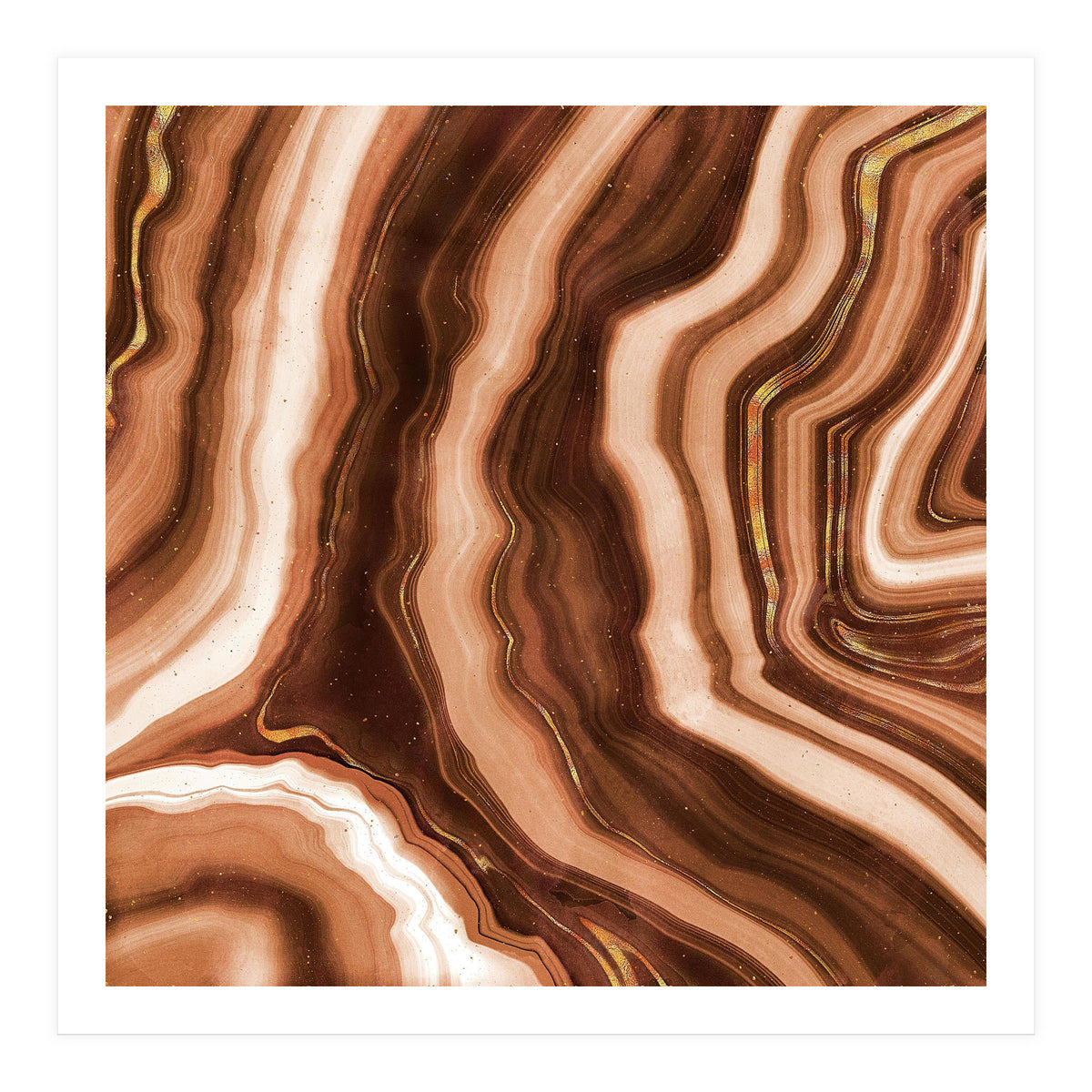 Golden Agate Texture 02 (Print Only)
