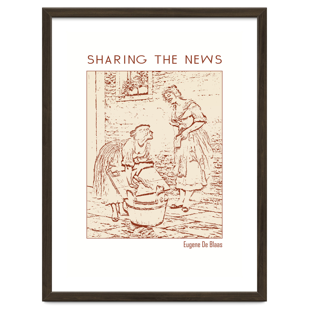 Sharing The News – Eugene De Blaas