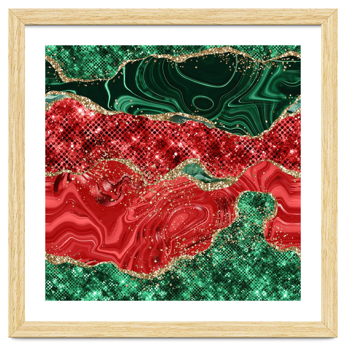 Christmas Glitter Agate Texture 02