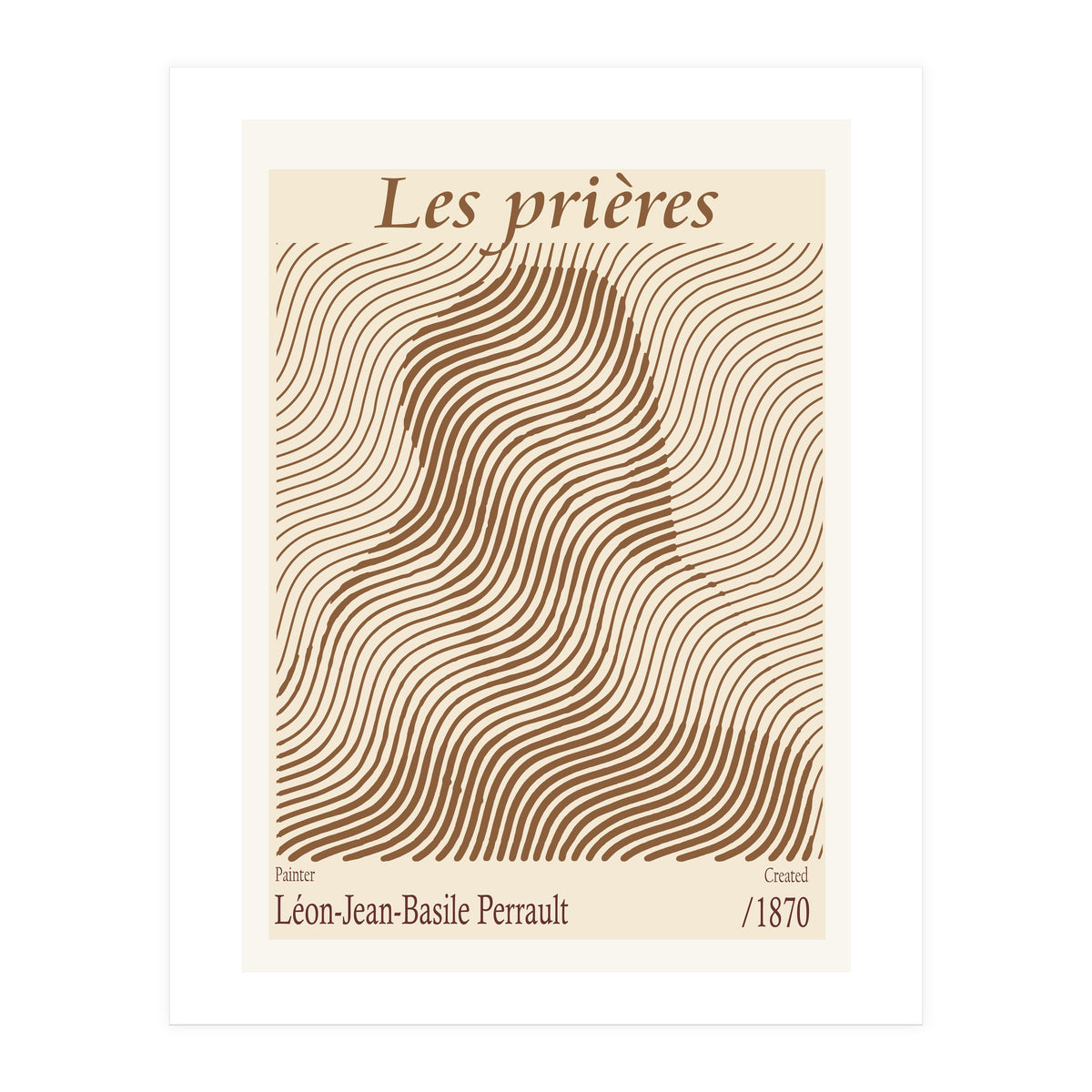 Les Prières – Léon Jean Basile Perrault (1870) (Print Only)