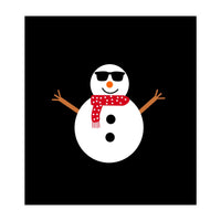 Funny Winter Snowman (Print Only)