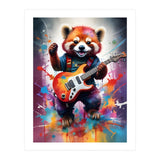 Red Panda Plays Guitar Music (Print Only) thumbnail