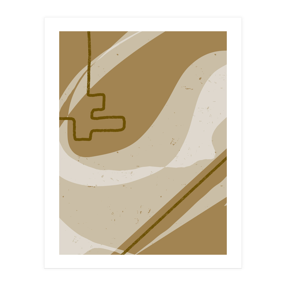 Harmony of Earth and Lines (Print Only)