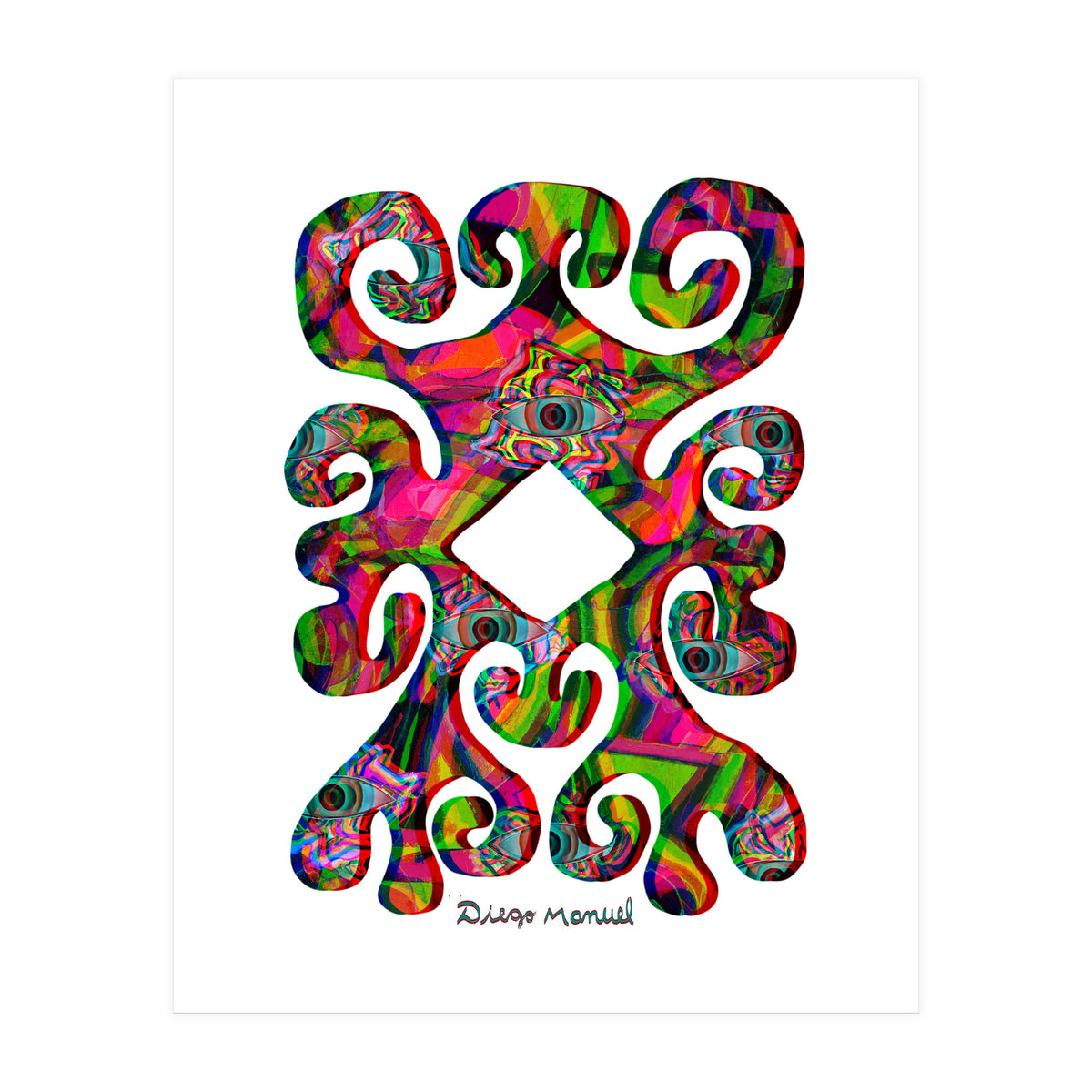 Pop Abstract Asimetrico 41 Copia (Print Only)