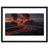 Volcanic Fury: Erupting Mountain Landscape thumbnail