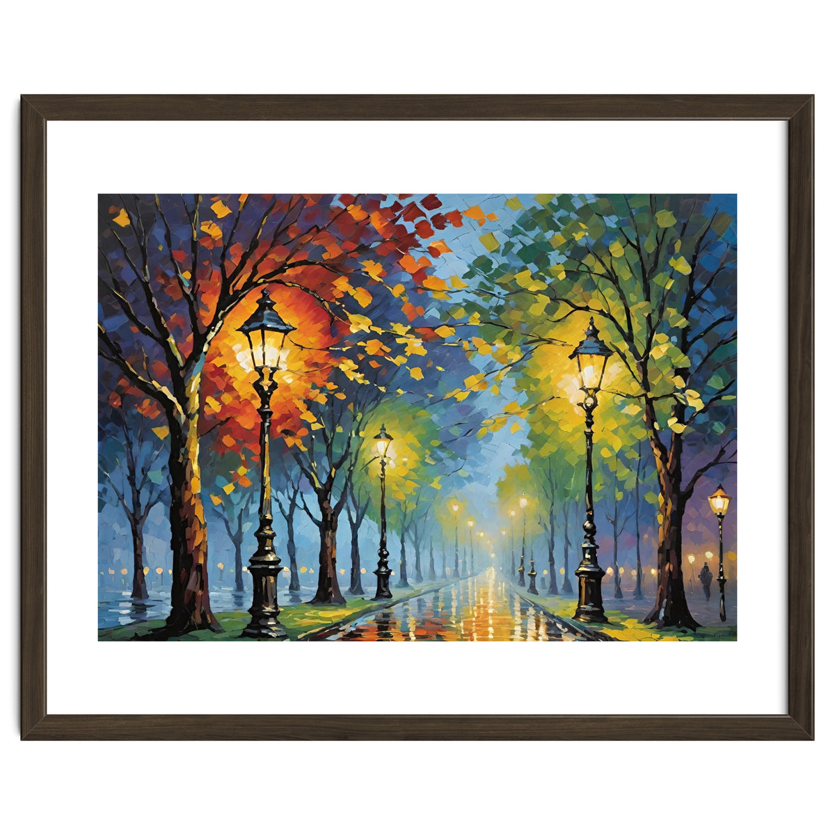 Rainy Abstract Art Nature