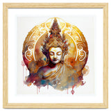 Golden Halo Buddha Portrait thumbnail