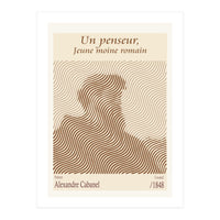 Un Penseur, Jeune Moine Romain – Alexandre Cabanel (1848) (Print Only)