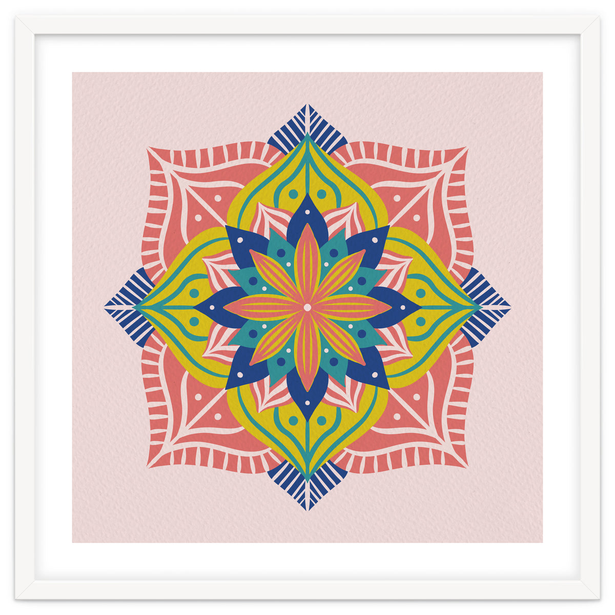 Colorful abstract mandala