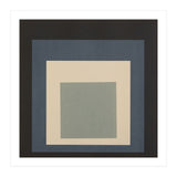 JOSEF ALBERS - HOMAGE TO THE SQUARE BEIGE GREY BLACK HIGH RESOLUTION (Print Only) thumbnail