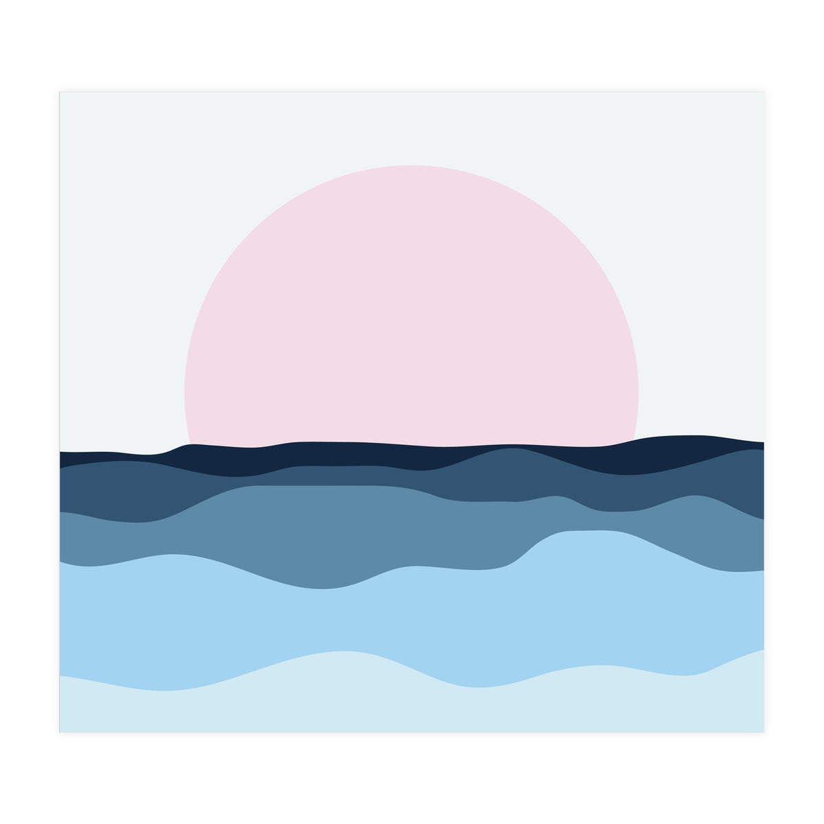 Let's go somewhere the sun kisses the ocean ☀️ (Print Only)