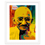 Mahatma Gandhi Colorful Abstract Art thumbnail