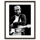 Willie King American Blues Musician in Grayscale thumbnail