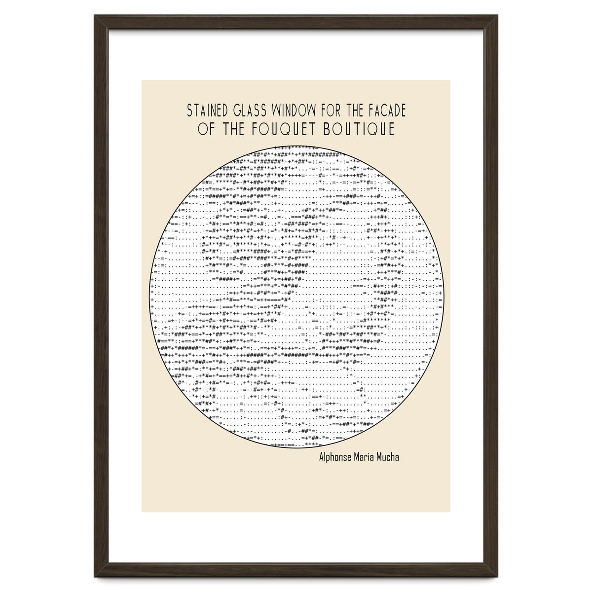 Stained Glass Window (ascii Art)