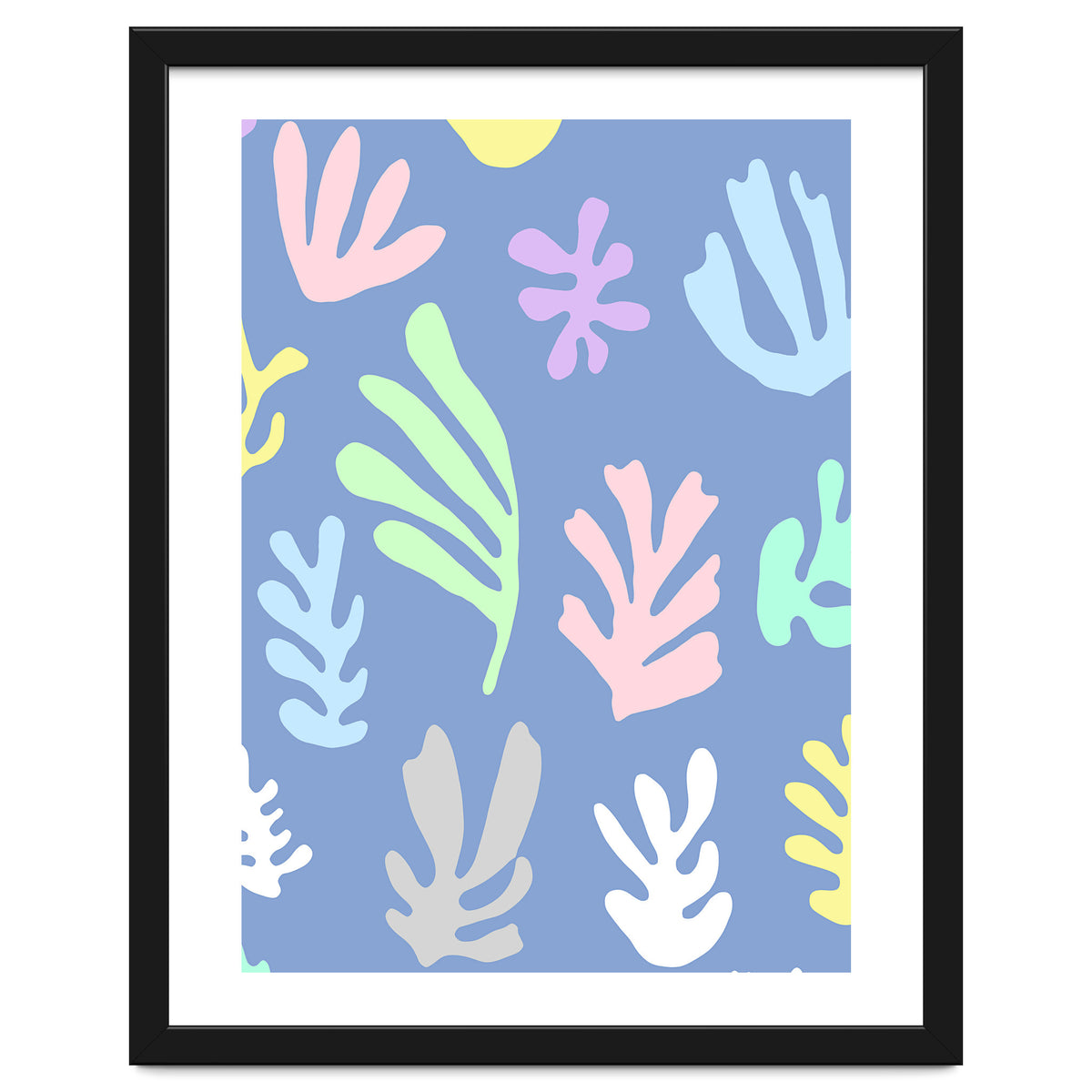 Matisse Colorful Leaves Blue