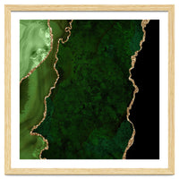 Green & Gold Agate Texture 15