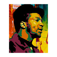Fred Hampton Colorful Abstract Art (Print Only)