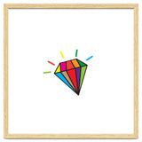 Rainbow colorful diamond thumbnail