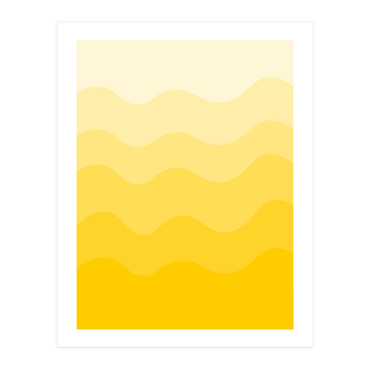 Yellow gradient design (Print Only)