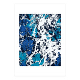 Liquid Patience, Abstract Ocean Sea Water Waves, Eclectic Scandinavian Texture Foam Neutral Nordic (Print Only) thumbnail