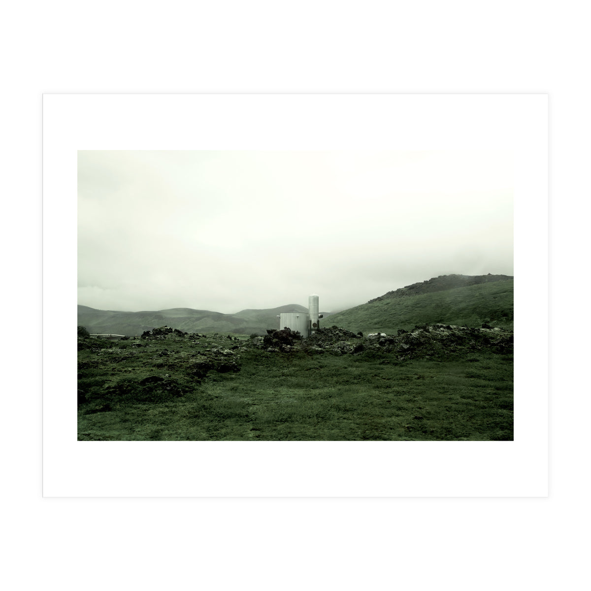 Tank in the grassland - Iceland (Print Only)