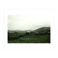 Tank in the grassland - Iceland (Print Only)