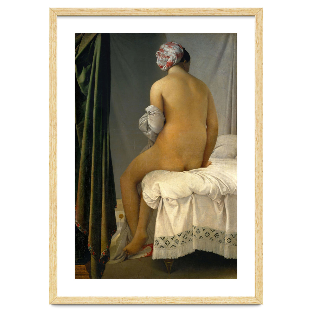 Jean Auguste Dominique Ingres / 'The Valpinçon Bather', 1806, Oil on canvas, 146 × 97,5 cm, RF 259.